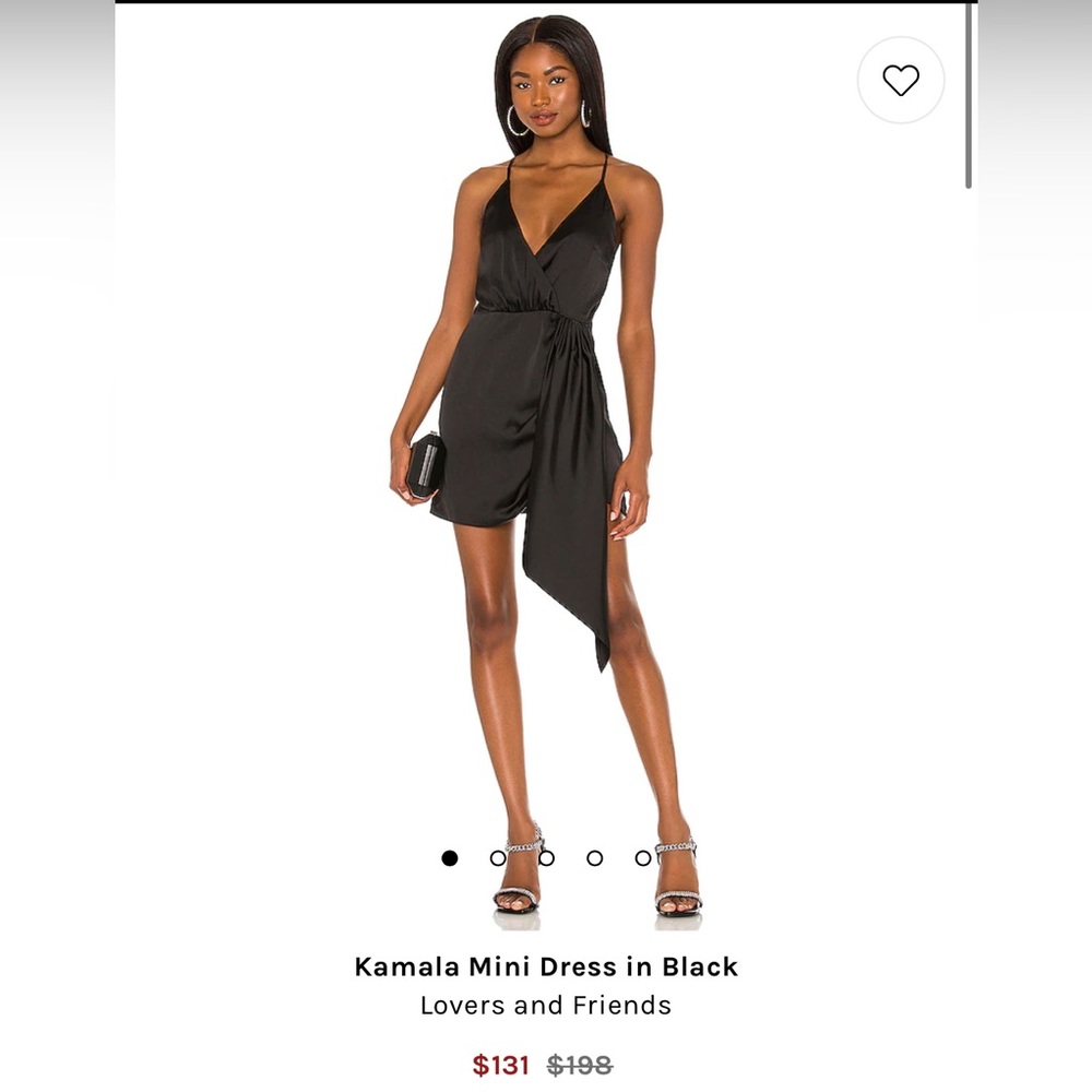 Lovers + Friends Kamala Mini Dress in Black
